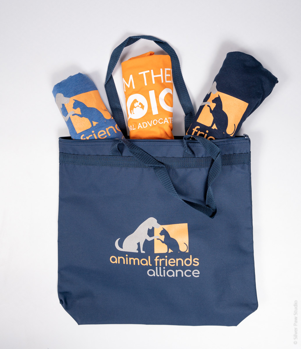 Zipper Tote Bag Animal Friends Alliance