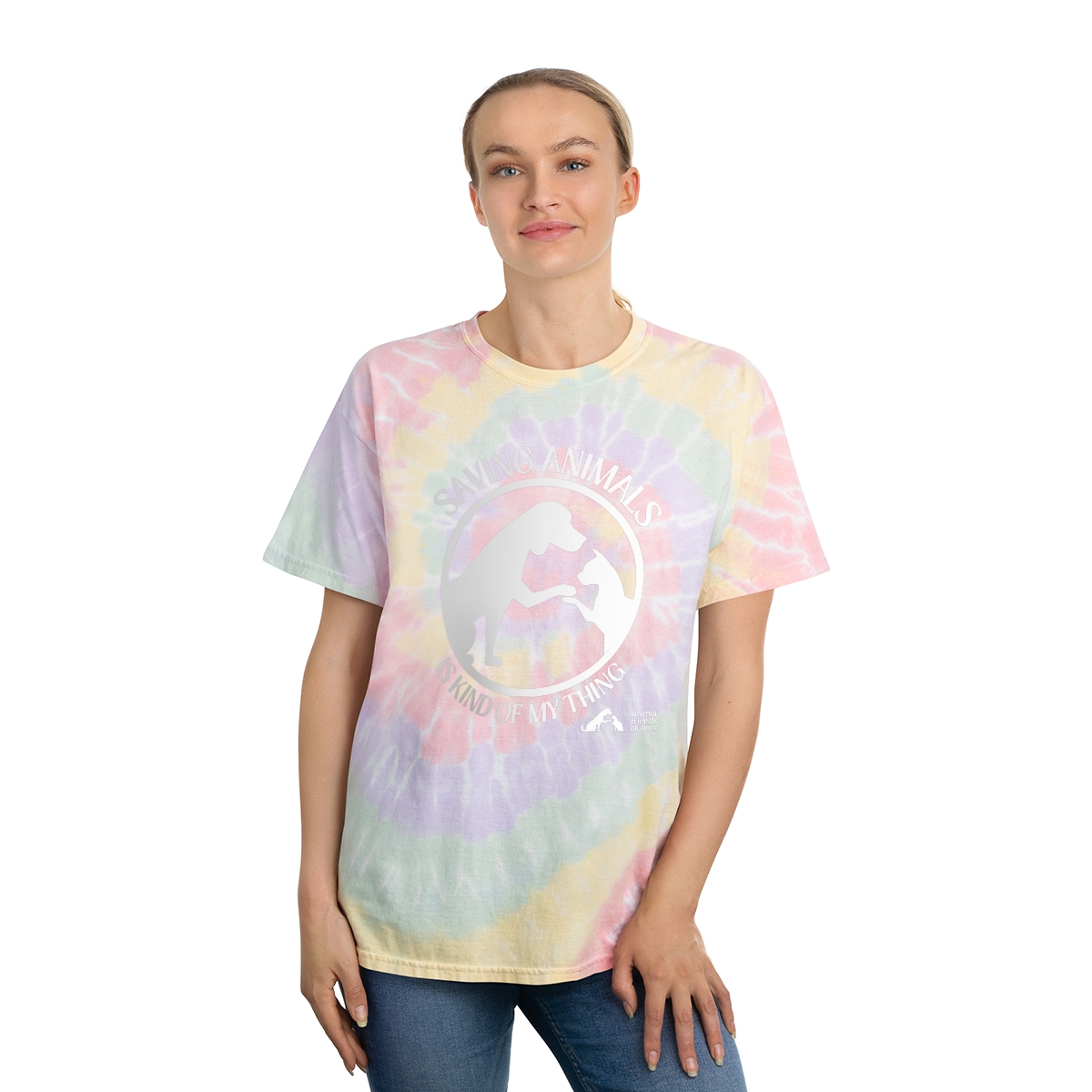 Pawz Classic Print Tie Dye Tee